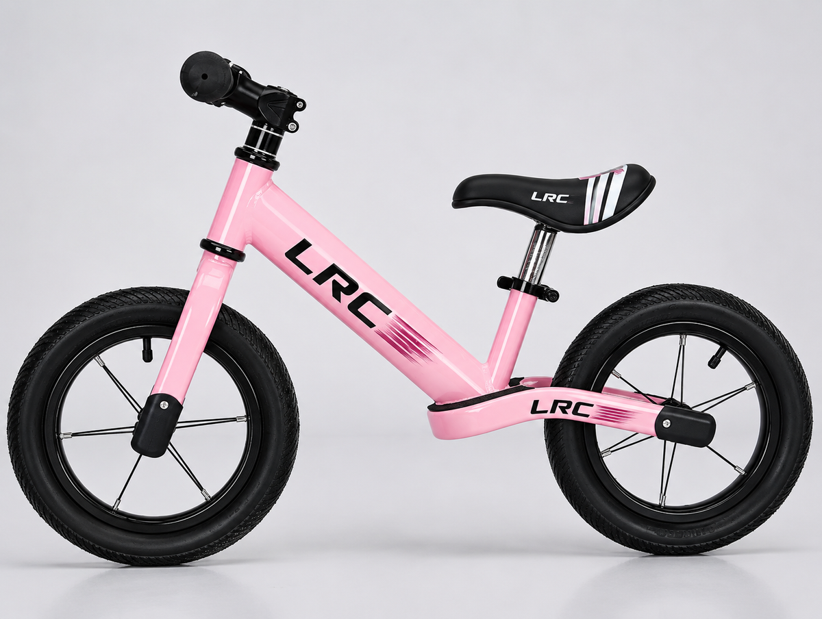 LRC Balance Bike - Pink side view