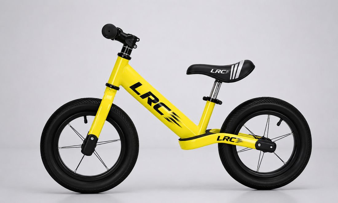 LRC Balance Bike - Yellow side view